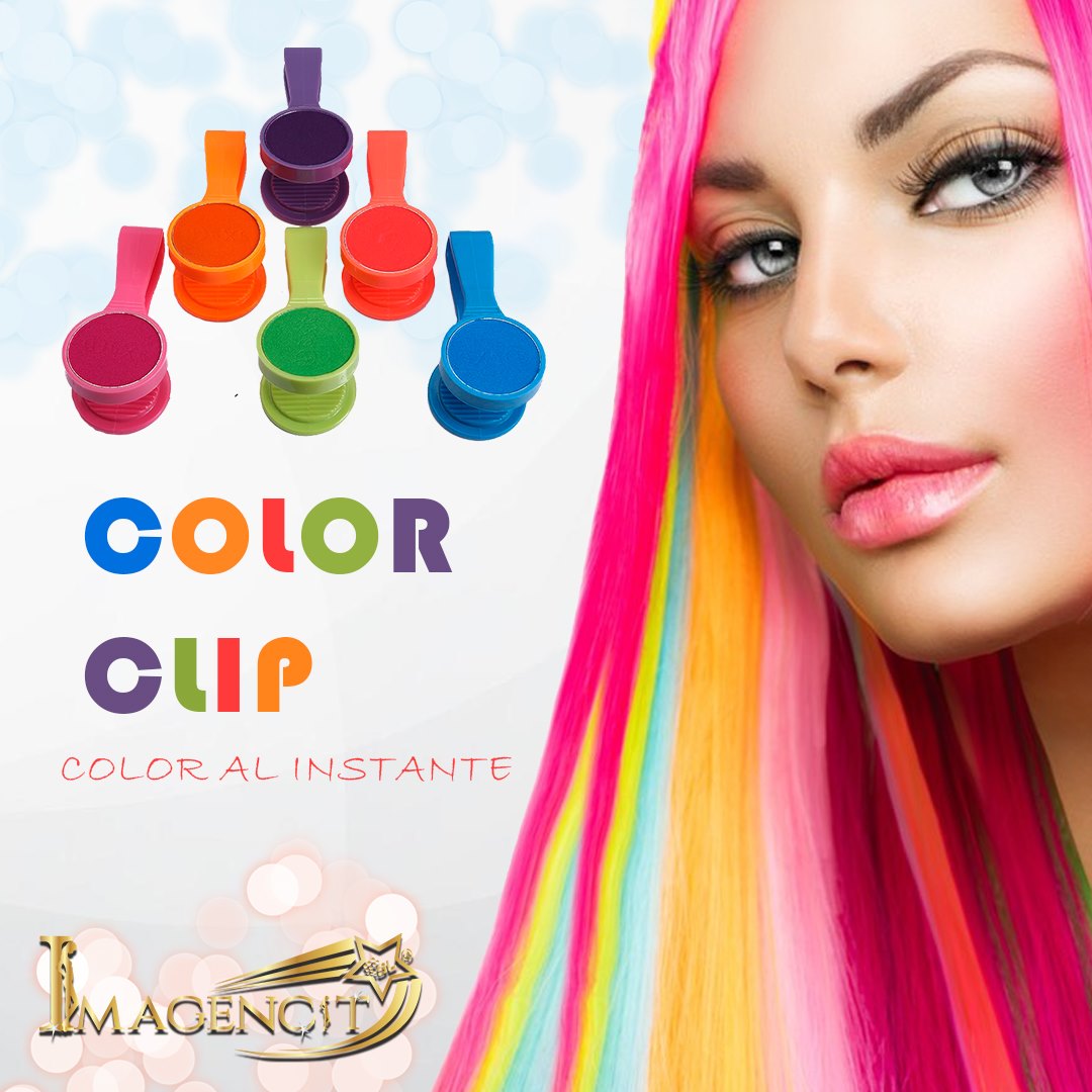 Clip Magico Para Dar Color Al Cabello