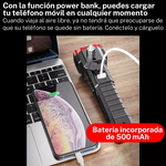 2 Linternas Martillo Powerbank Iman Portatil